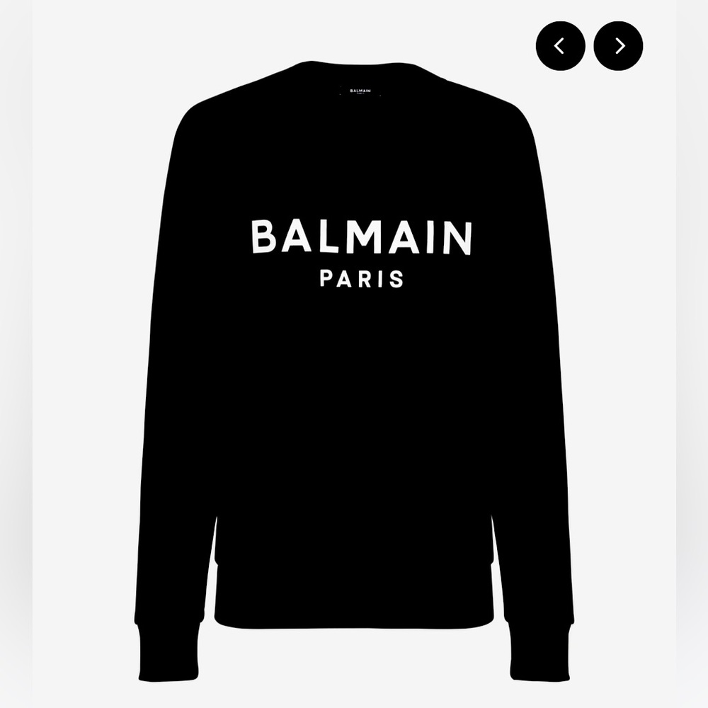 Balmain Paris printed sweatshirt